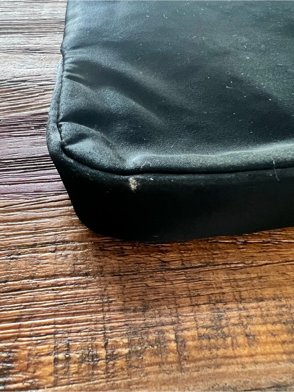 Vintage Ingber Black Satin Evening Purse Kiss Lock Bag With Coin Purse USA MCM